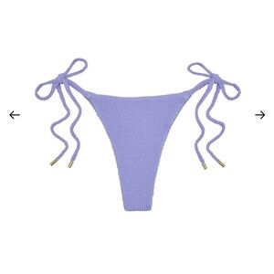 NWTs Monday Swimwear Palma Bikini Bottom - Wisteria Crinkle - Size Small